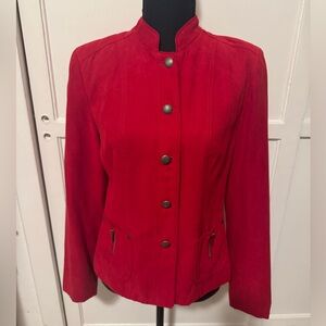 Conrad C Elegant Red Women's Blazer